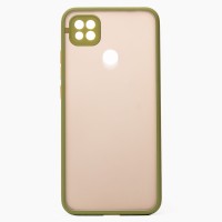 Чехол-накладка для Xiaomi Redmi 9C (зеленый/черный) - PC041