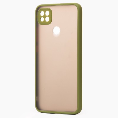 Чехол-накладка для Xiaomi Redmi 9C (зеленый/черный) - PC041