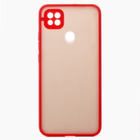 Чехол-накладка для Xiaomi Redmi 9C (красный/черный) - PC041 Чехол-накладка для Xiaomi Redmi 9C (красный/черный) - PC041