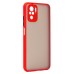 Чехол-накладка для Xiaomi Redmi Note 10 (красный/черный) - PC041