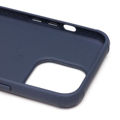 Чехол-накладка для Apple iPhone 13 Pro с подставкой и магнитом (темно-синий) - PC058