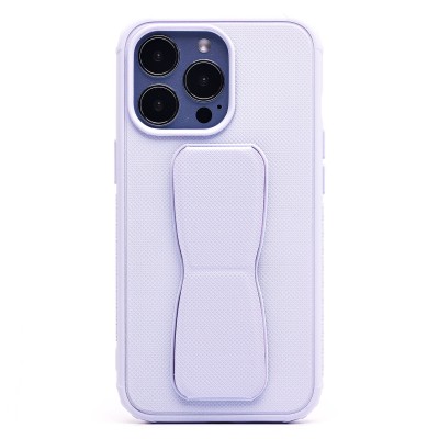 Чехол-накладка для Apple iPhone 13 Pro с подставкой и магнитом (светло-фиолетовый) - PC058