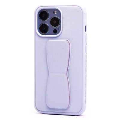 Чехол-накладка для Apple iPhone 13 Pro с подставкой и магнитом (светло-фиолетовый) - PC058