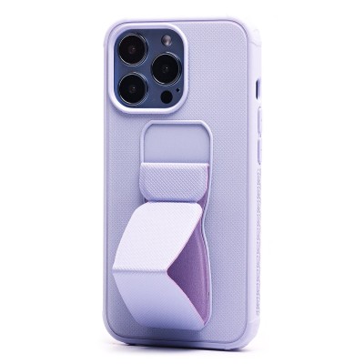 Чехол-накладка для Apple iPhone 13 Pro с подставкой и магнитом (светло-фиолетовый) - PC058