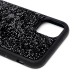 Чехол-накладка для Apple iPhone 11 россыпь кристаллов (черный) - PC071 POSH SHINE