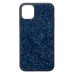 Чехол-накладка для Apple iPhone 11 россыпь кристаллов (ледяной синий) - PC071 POSH SHINE