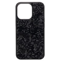 Чехол-накладка для Apple iPhone 13 Pro россыпь кристаллов (черный) - PC071 POSH SHINE