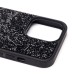 Чехол-накладка для Apple iPhone 13 Pro россыпь кристаллов (черный) - PC071 POSH SHINE