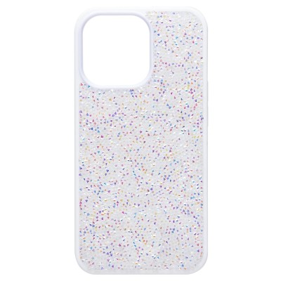 Чехол-накладка для Apple iPhone 13 Pro россыпь кристаллов (белый) - PC071 POSH SHINE Чехол-накладка для Apple iPhone 13 Pro россыпь кристаллов (белый) - PC071 POSH SHINE