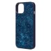 Чехол-накладка для Apple iPhone 13 россыпь кристаллов (ледяной синий) - PC071 POSH SHINE