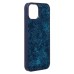 Чехол-накладка для Apple iPhone 13 россыпь кристаллов (ледяной синий) - PC071 POSH SHINE