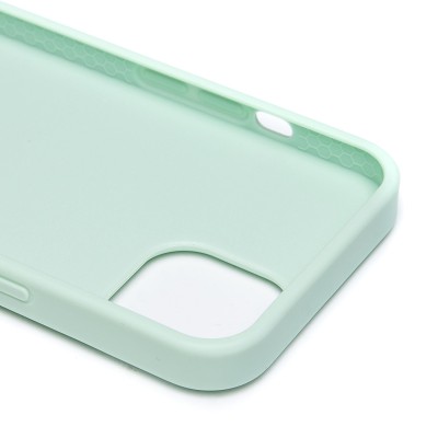 Чехол-накладка для Apple iPhone 13 россыпь кристаллов (ледяной мятный) - PC071 POSH SHINE