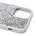 Чехол-накладка для Apple iPhone 14 Pro Max россыпь кристаллов (серебяный) - PC071 POSH SHINE