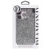 Чехол-накладка для Apple iPhone 14 Pro Max россыпь кристаллов (серебяный) - PC071 POSH SHINE