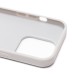 Чехол-накладка для Apple iPhone 14 Pro россыпь кристаллов (серебяный) - PC071 POSH SHINE