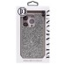 Чехол-накладка для Apple iPhone 14 Pro россыпь кристаллов (серебяный) - PC071 POSH SHINE