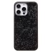 Чехол-накладка для Apple iPhone 15 Pro Max россыпь кристаллов (черный) - PC071 POSH SHINE