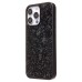 Чехол-накладка для Apple iPhone 15 Pro Max россыпь кристаллов (черный) - PC071 POSH SHINE