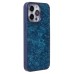 Чехол-накладка для Apple iPhone 15 Pro Max россыпь кристаллов (ледяной синий) - PC071 POSH SHINE