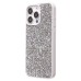 Чехол-накладка для Apple iPhone 15 Pro Max россыпь кристаллов (серебяный) - PC071 POSH SHINE