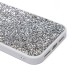 Чехол-накладка для Apple iPhone 15 Pro Max россыпь кристаллов (серебяный) - PC071 POSH SHINE