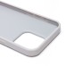 Чехол-накладка для Apple iPhone 15 Pro Max россыпь кристаллов (серебяный) - PC071 POSH SHINE