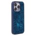 Чехол-накладка для Apple iPhone 15 Pro россыпь кристаллов (ледяной синий) - PC071 POSH SHINE