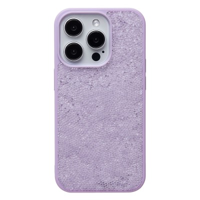 Чехол-накладка для Apple iPhone 15 Pro россыпь кристаллов (ледяной фиолетовый) - PC071 POSH SHINE