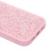 Чехол-накладка для Apple iPhone 15 Pro россыпь кристаллов (розовый) - PC071 POSH SHINE