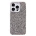 Чехол-накладка для Apple iPhone 15 Pro россыпь кристаллов (серебяный) - PC071 POSH SHINE