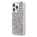 Чехол-накладка для Apple iPhone 15 Pro россыпь кристаллов (серебяный) - PC071 POSH SHINE