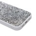Чехол-накладка для Apple iPhone 15 Pro россыпь кристаллов (серебяный) - PC071 POSH SHINE