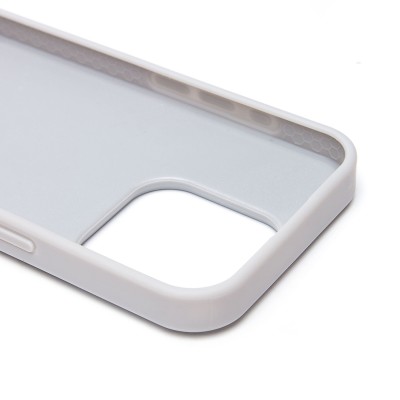 Чехол-накладка для Apple iPhone 15 Pro россыпь кристаллов (серебяный) - PC071 POSH SHINE