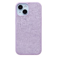 Чехол-накладка для Apple iPhone 15 россыпь кристаллов (ледяной фиолетовый) - PC071 POSH SHINE