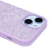 Чехол-накладка для Apple iPhone 15 россыпь кристаллов (ледяной фиолетовый) - PC071 POSH SHINE