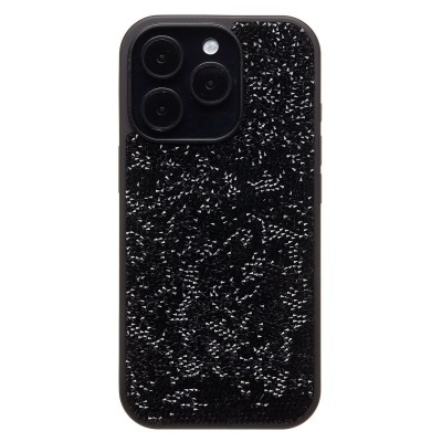 Чехол-накладка для Apple iPhone 16 Pro россыпь кристаллов (черный) - PC071 POSH SHINE