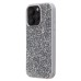 Чехол-накладка для Apple iPhone 16 Pro россыпь кристаллов (серебяный) - PC071 POSH SHINE