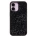 Чехол-накладка для Apple iPhone 16 россыпь кристаллов (черный) - PC071 POSH SHINE