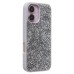 Чехол-накладка для Apple iPhone 16 россыпь кристаллов (серебяный) - PC071 POSH SHINE
