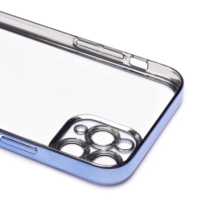 Чехол-накладка для Apple iPhone 11 Pro (синий) - PC073 с закрытой камерой