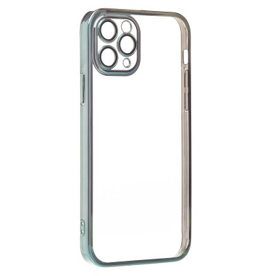 Чехол-накладка для Apple iPhone 11 Pro (зеленый) - PC073 с закрытой камерой