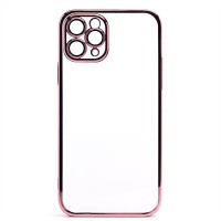 Чехол-накладка для Apple iPhone 11 Pro (розовое золото) - PC073 с закрытой камерой