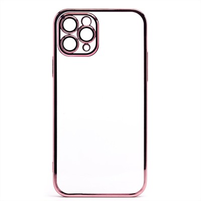 Чехол-накладка для Apple iPhone 11 Pro (розовое золото) - PC073 с закрытой камерой