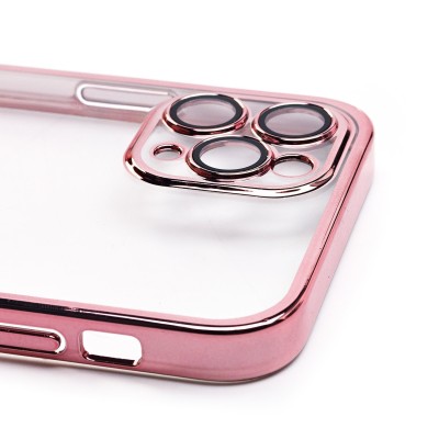 Чехол-накладка для Apple iPhone 11 Pro (розовое золото) - PC073 с закрытой камерой