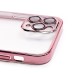 Чехол-накладка для Apple iPhone 11 Pro (розовое золото) - PC073 с закрытой камерой