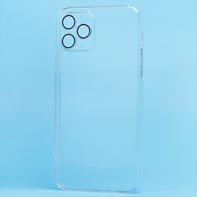 Чехол-накладка для Apple iPhone 11 Pro (прозрачный) - PC073 с закрытой камерой