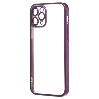 Чехол-накладка для Apple iPhone 11 Pro (фиолетовый) - PC073 с закрытой камерой