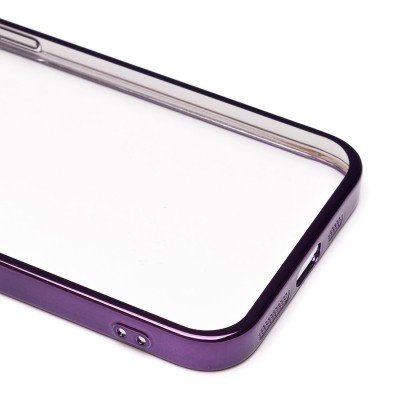 Чехол-накладка для Apple iPhone 11 Pro (фиолетовый) - PC073 с закрытой камерой