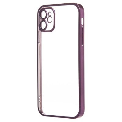 Чехол-накладка для Apple iPhone 11 (фиолетовый) - PC073 с закрытой камерой