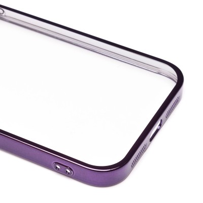 Чехол-накладка для Apple iPhone 11 (фиолетовый) - PC073 с закрытой камерой